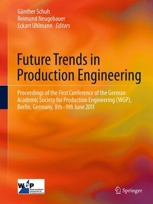 cover image of Future Trends in Production Engineering
